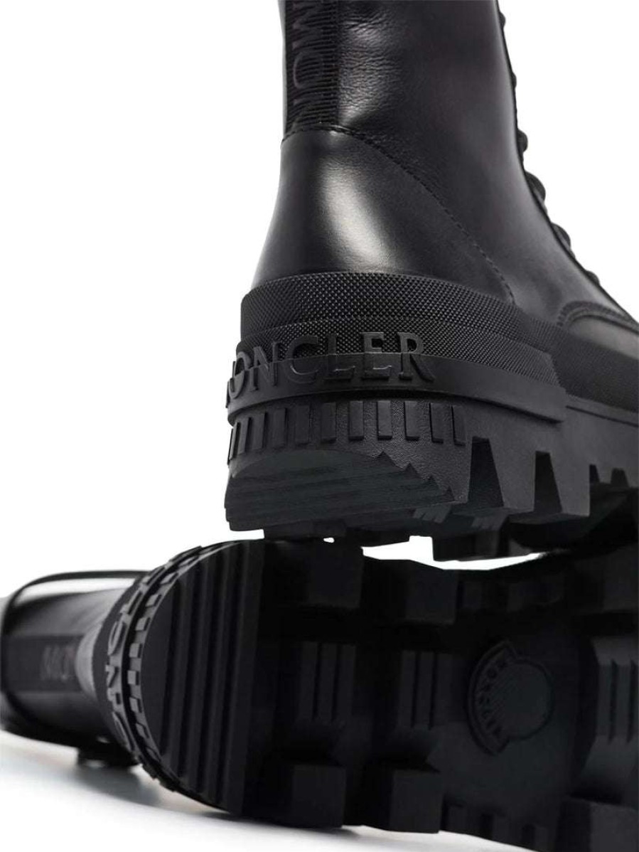 Shoes * | Moncler Black 'Carinne' Ankle Boots