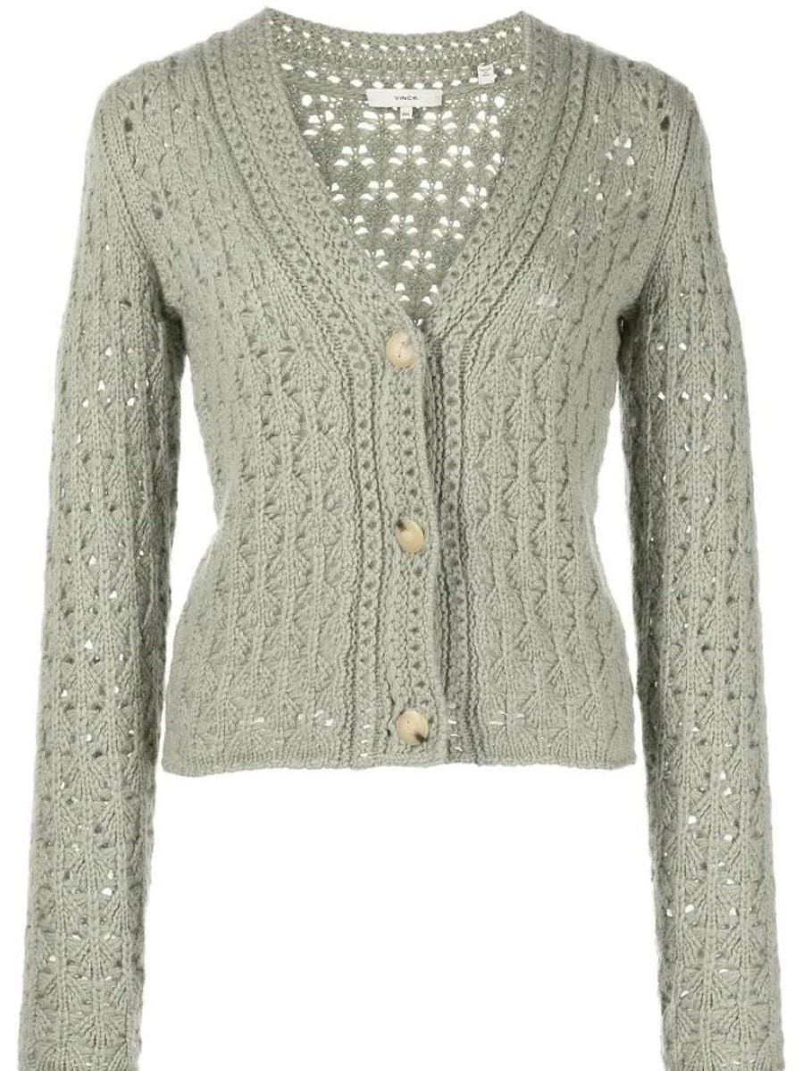 Clothing * | Vince 'Crochet Knit Cardigan'