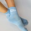 Accessories * | Soxygen Accessories Unisex Blue 'Make It Happen' Ankle Socks