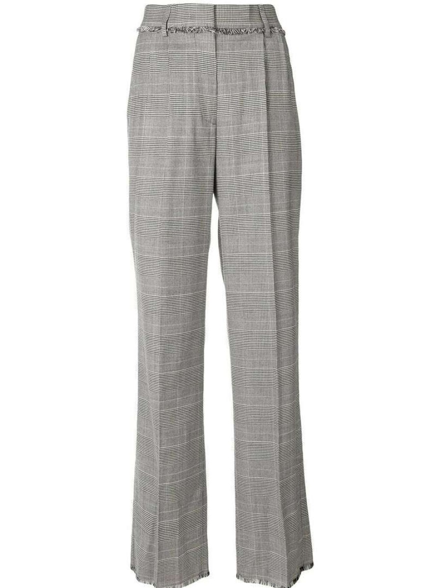 Clothing * | Msgm 'Houndstooth' Flared Trousers Clothing