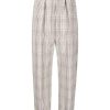 Clothing * | Isabel Marant Etoile Clothing 'Miro' Textured Check Trousers