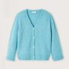 Clothing * | American Vintage Blue 'East 19G' Knit Cardigan