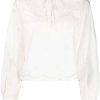 Clothing * | Self Portrait 'Daisy' Cotton Broderie Anglaise Shirt New In