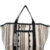 Bags * | Isabel Marant 'Warden' Large Woven Stripe Tote Bag Bags