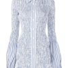 Clothing * | Alexander Wang New In 'Shirred Stripe Shirt'