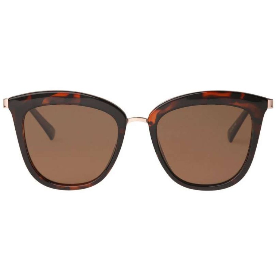 Accessories * | Le Specs 'Caliente' Rose Gold Tortoiseshell Sunglasses Accessories