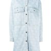 Clothing * | Stella Nova Oversized 'Emmy' Long Denim Shacket Clothing