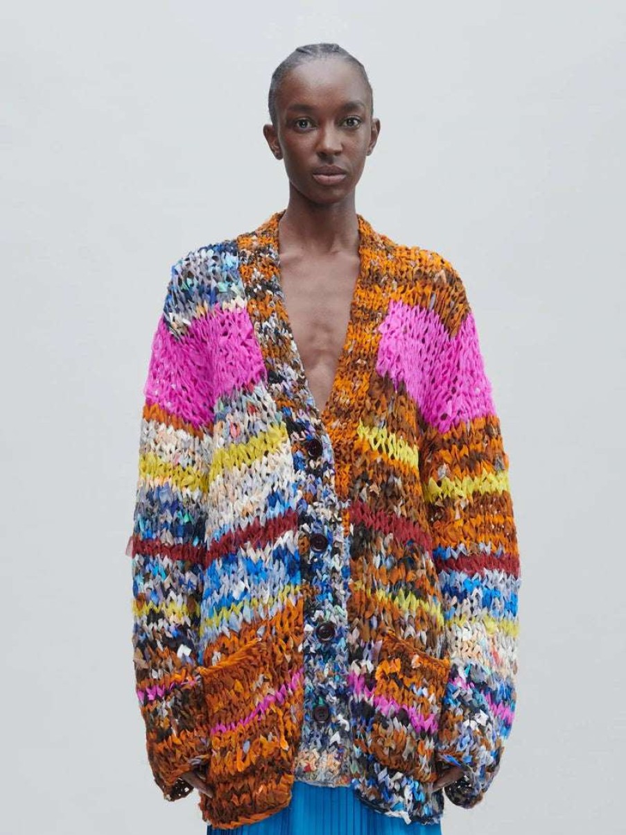 Clothing * | Dries Van Noten Oversized 'Jezebel' Cardigan Clothing