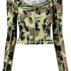 Clothing * | Rotate 'Tamisha' Camo Top