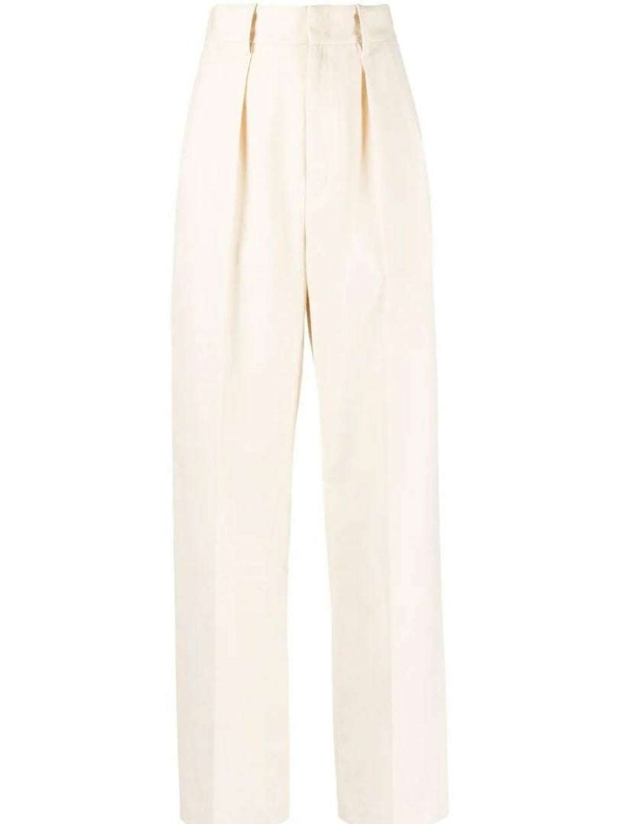 Clothing * | Isabel Marant Etoile 'Miro' Textured Trousers