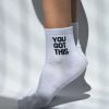 Accessories * | Soxygen Accessories Unisex 'You Got This' Ankle Socks