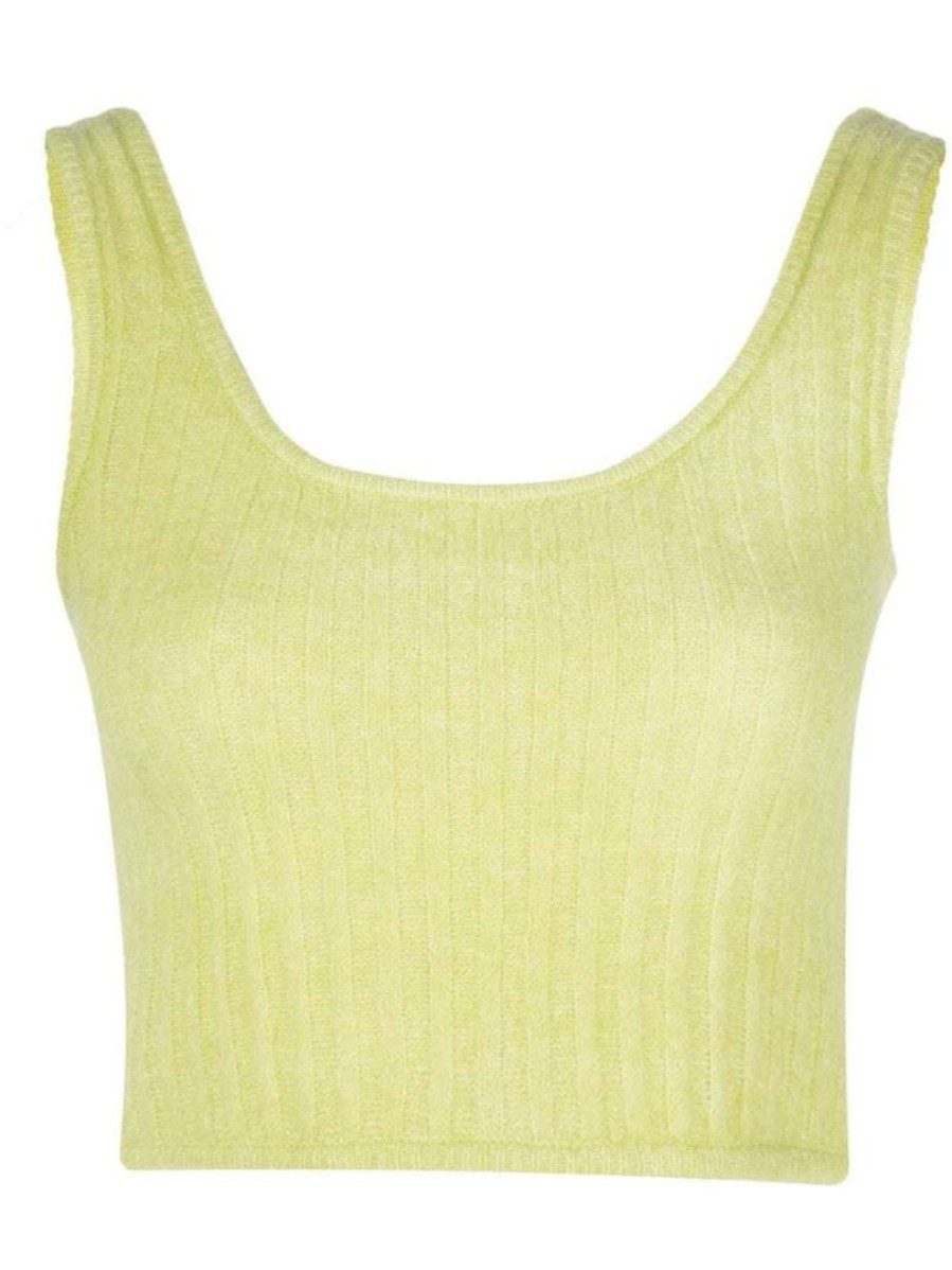 Clothing * | Baum Und Pferdgarten Clothing Lime 'Cesya' Cropped Knit Vest