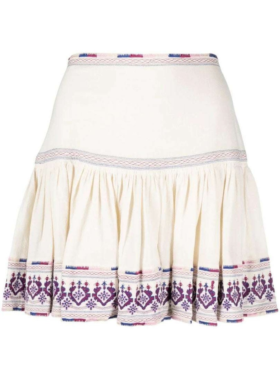 Clothing * | Isabel Marant Etoile 'Tyruss' Embroidered Skirt Clothing