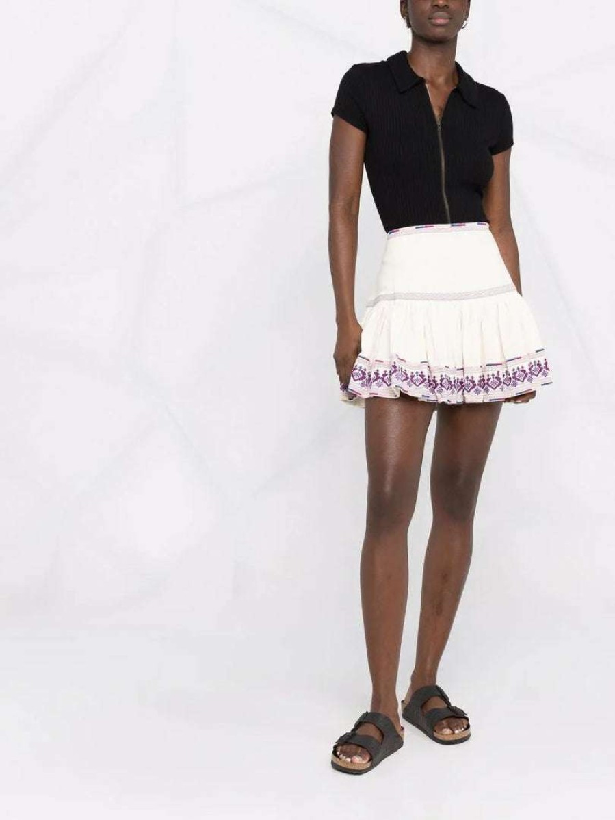 Clothing * | Isabel Marant Etoile 'Tyruss' Embroidered Skirt Clothing