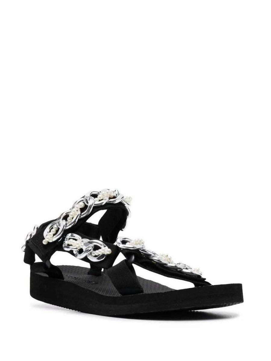 Shoes * | Arizona Love Silver 'Trekky Trio Chain' Sandals Shoes