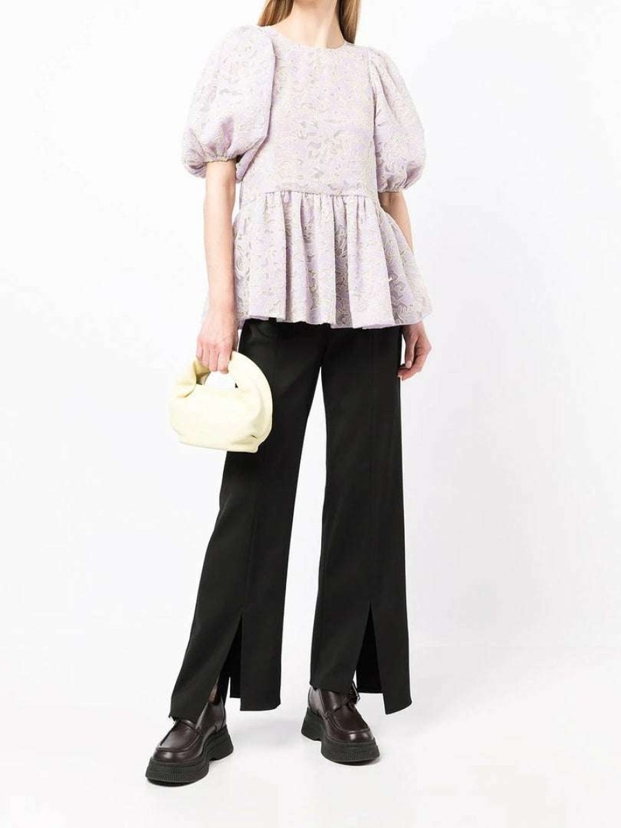 Clothing * | Stine Goya Clothing 'Liw' Embroidered Peplum Blouse