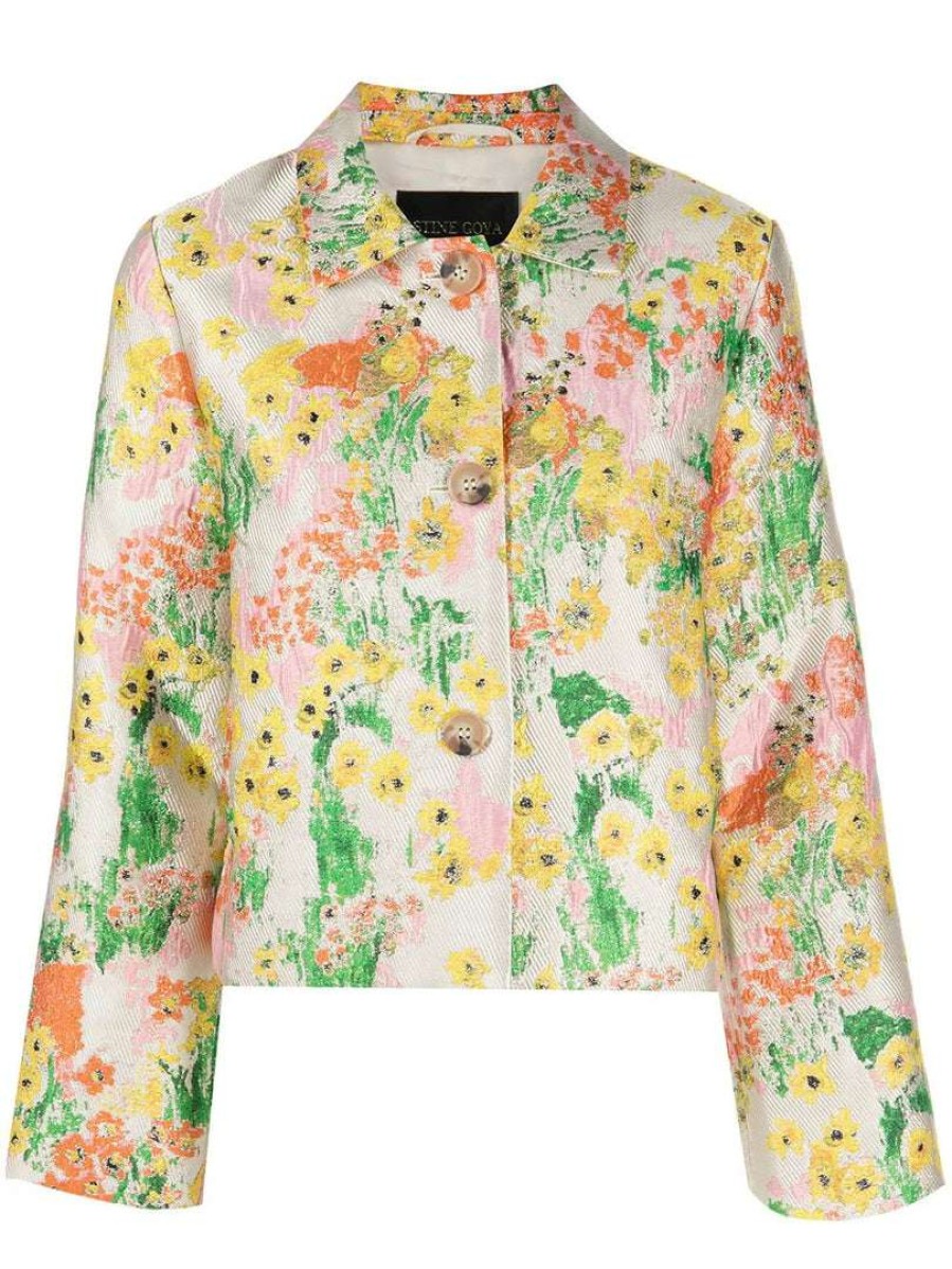 Clothing * | Stine Goya 'Kiana' Floral Jacquard Jacket New In