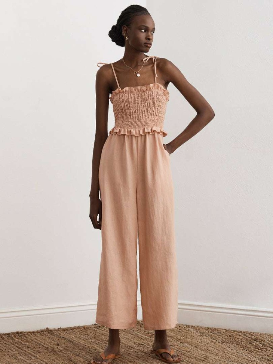 Clothing * | Sancia Dusty Pink 'Aerin' Jumpsuit Clothing