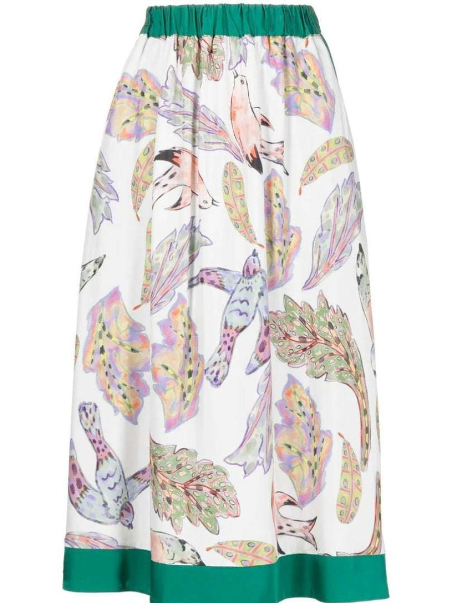 Clothing * | Baum Und Pferdgarten 'Sady' Watercolour Print Midi Skirt