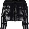 Clothing * | Moncler Black 'Jasione' Puffer Jacket