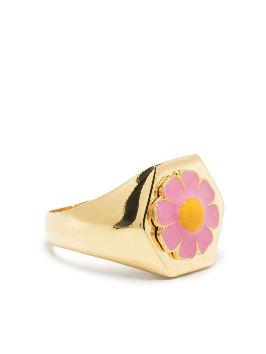 Accessories * | Wilhelmina Garcia 'Pink Daisy Ring'