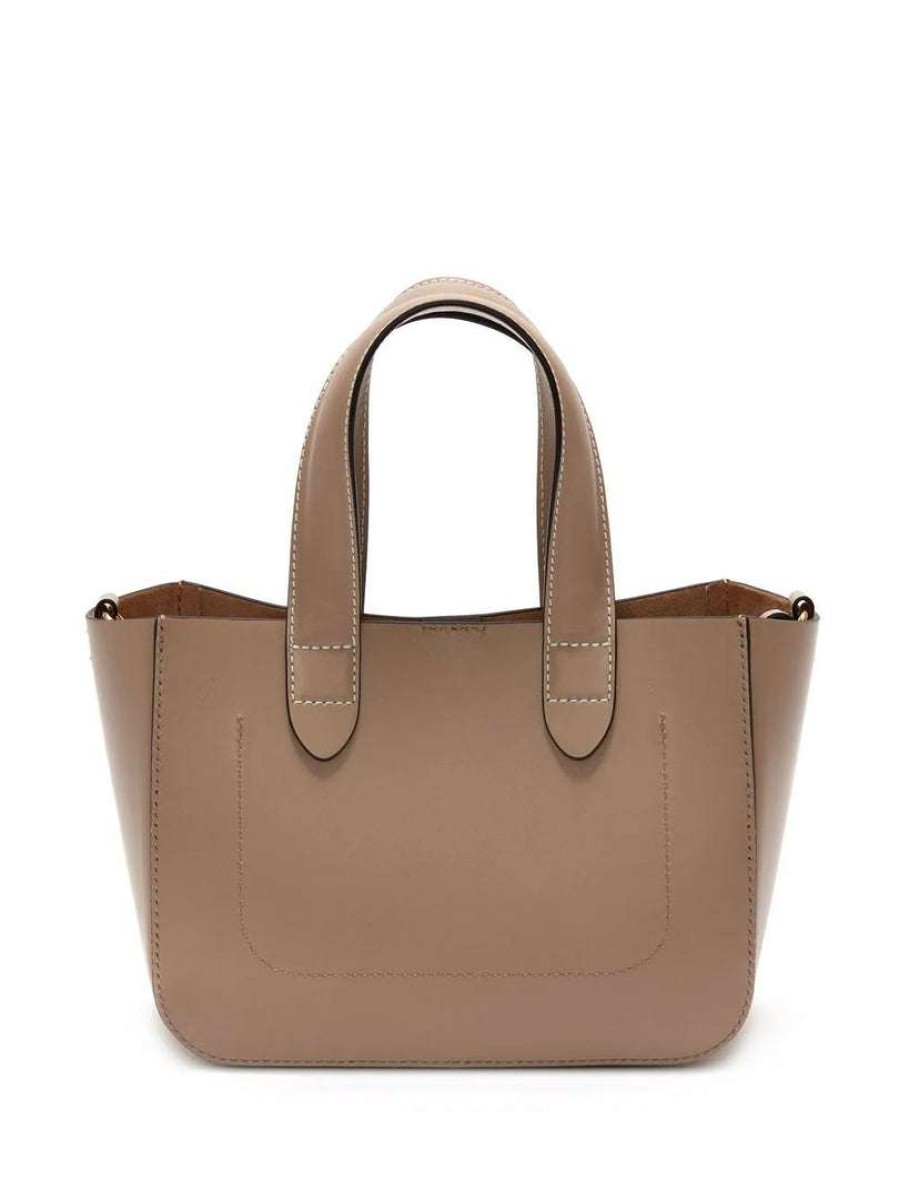 Bags * | Jw Anderson Taupe Ss22 'Mini Chain Tote Bag' Bags