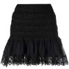 Clothing * | Charo Ruiz Clothing Black 'Fleur' Lace Mini Skirt