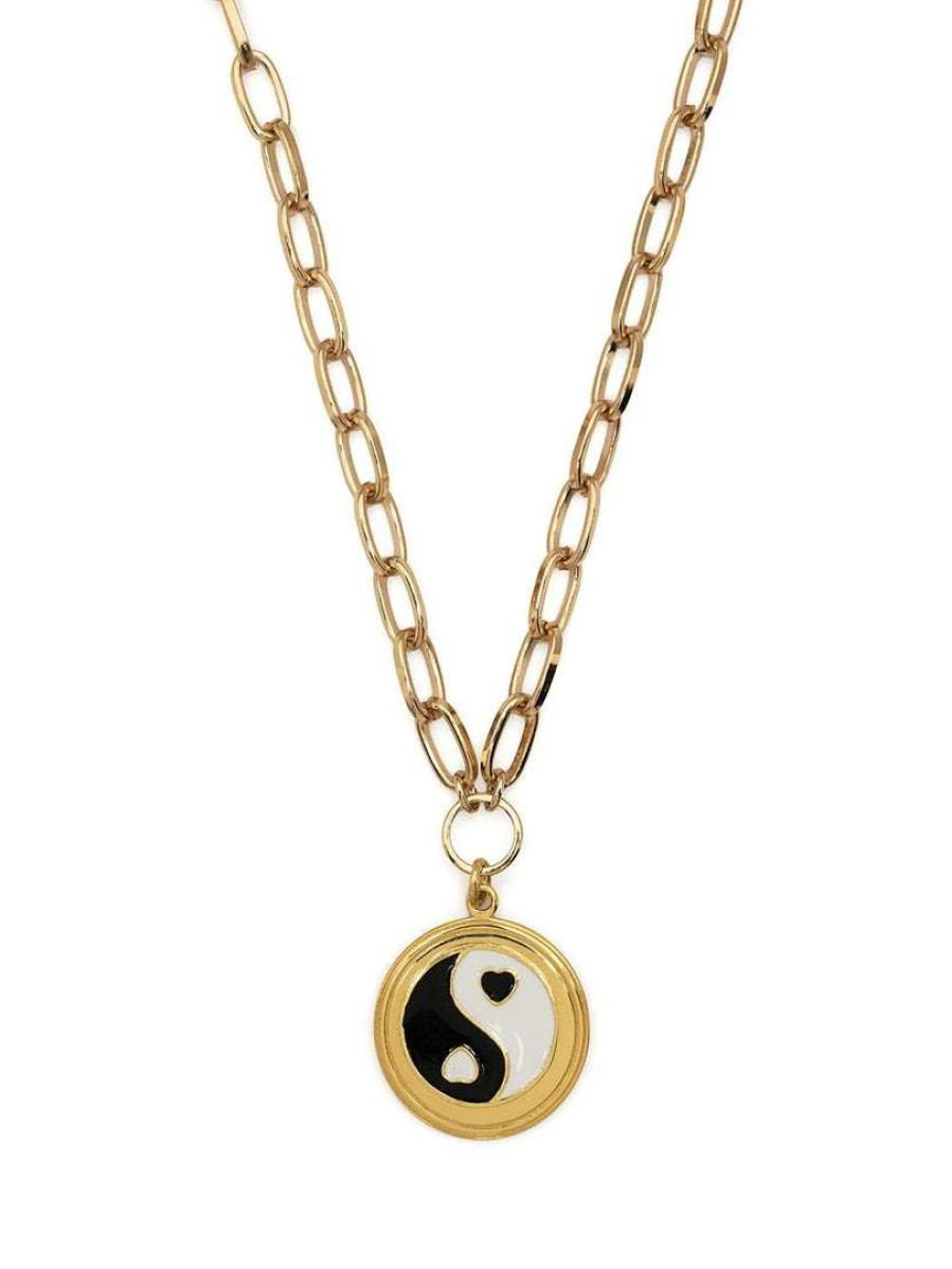 Accessories * | Wilhelmina Garcia 'Yin Yang Chain Necklace' Accessories