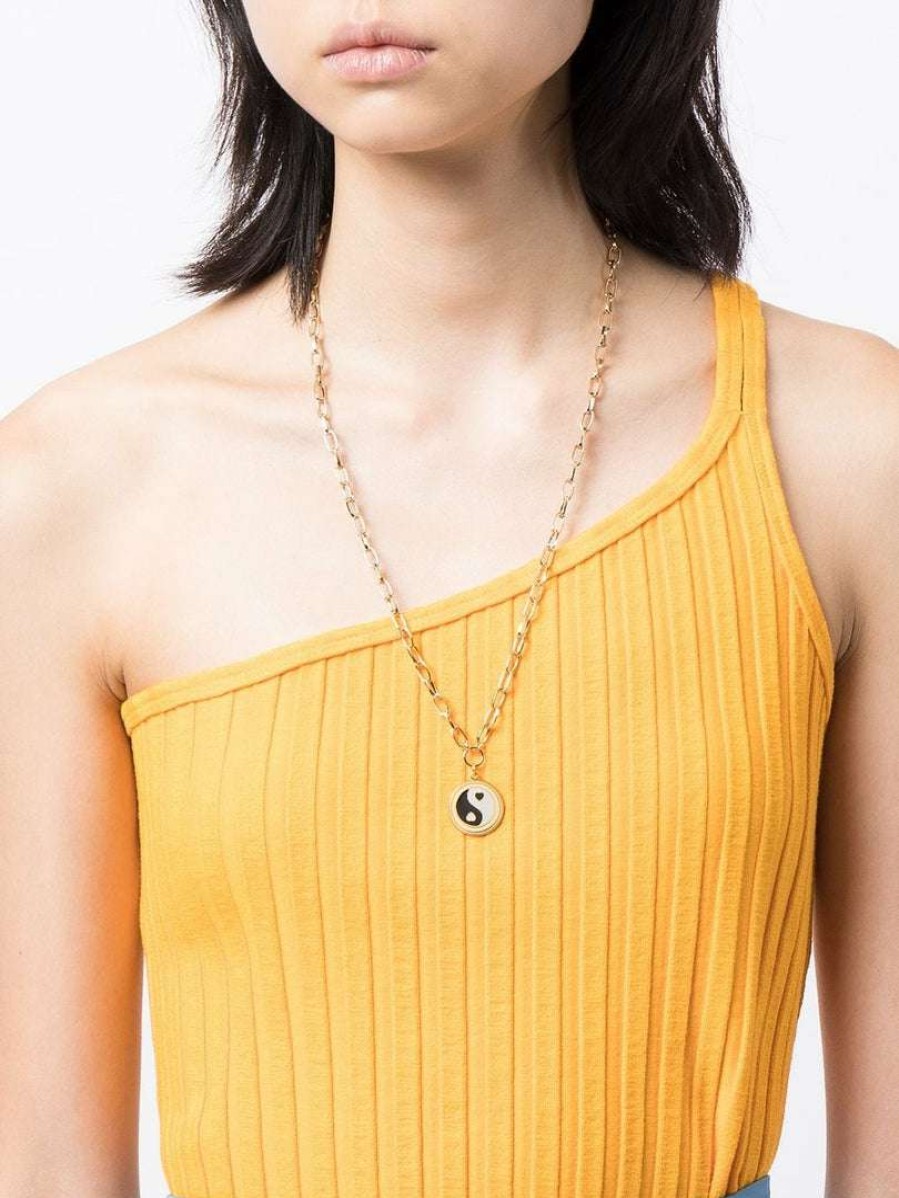 Accessories * | Wilhelmina Garcia 'Yin Yang Chain Necklace' Accessories