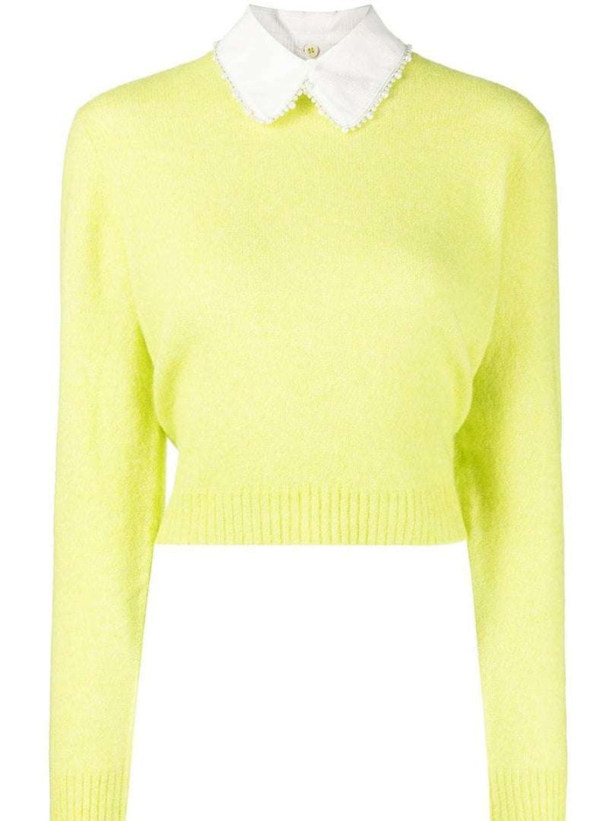 Clothing * | Baum Und Pferdgarten Lime 'Cabreena' Detachable Collar Sweater