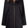 Clothing * | Parajumpers Black 'Hannah' Water Repellent Shacket