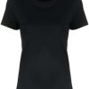 Clothing * | Moncler Navy 'Front Logo Embroidered T-Shirt'