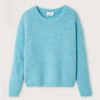 Clothing * | American Vintage Blue 'East Rn' Knit Sweater