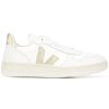 Shoes * | Veja White And Gold 'V-10' Trainers Shoes