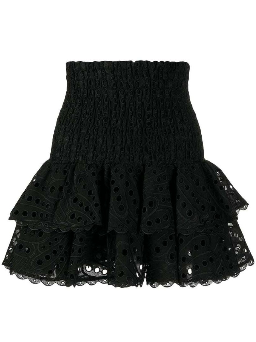 Clothing * | Charo Ruiz Clothing Black 'Noa' Short Skirt