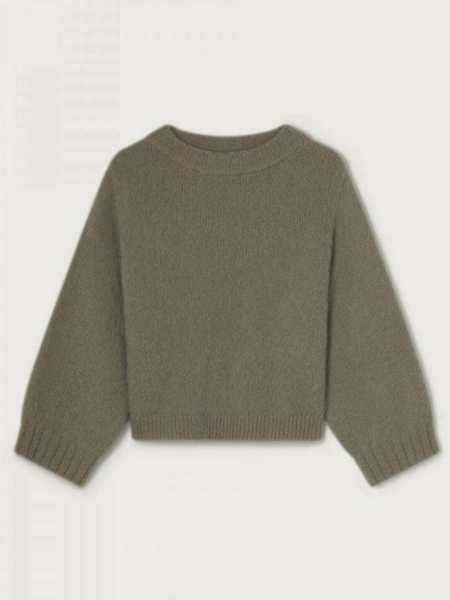 Clothing * | American Vintage Brown 'Pinobery' Fitted Jumper Clothing