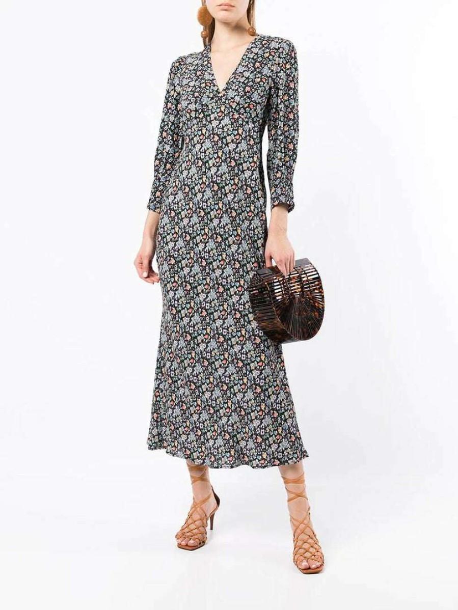 Clothing * | Rixo London 'Callie' Floral Midi Dress