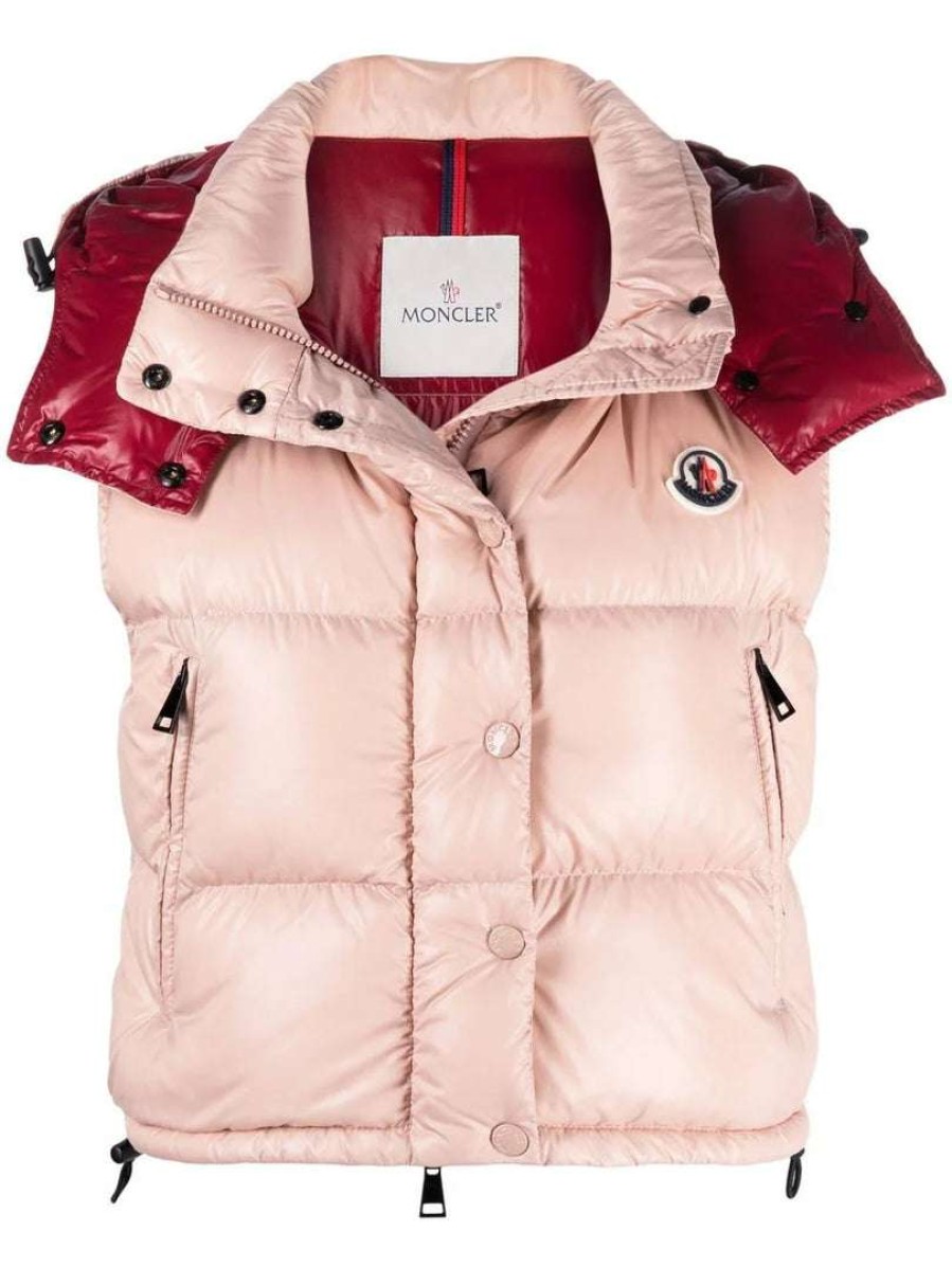 Clothing * | Moncler Pink 'Alpiste' Gilet