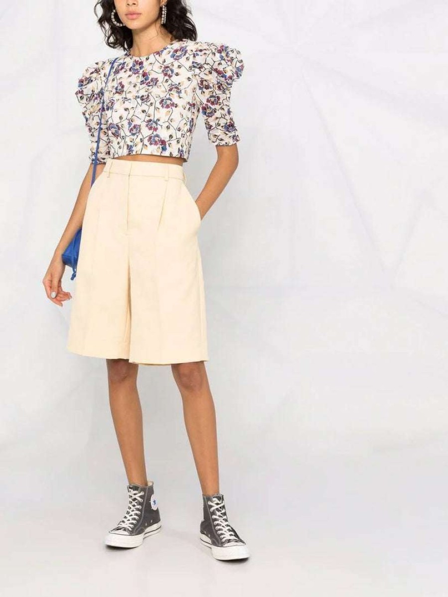 Clothing * | Isabel Marant Etoile Clothing Cream 'Silva' Floral Top