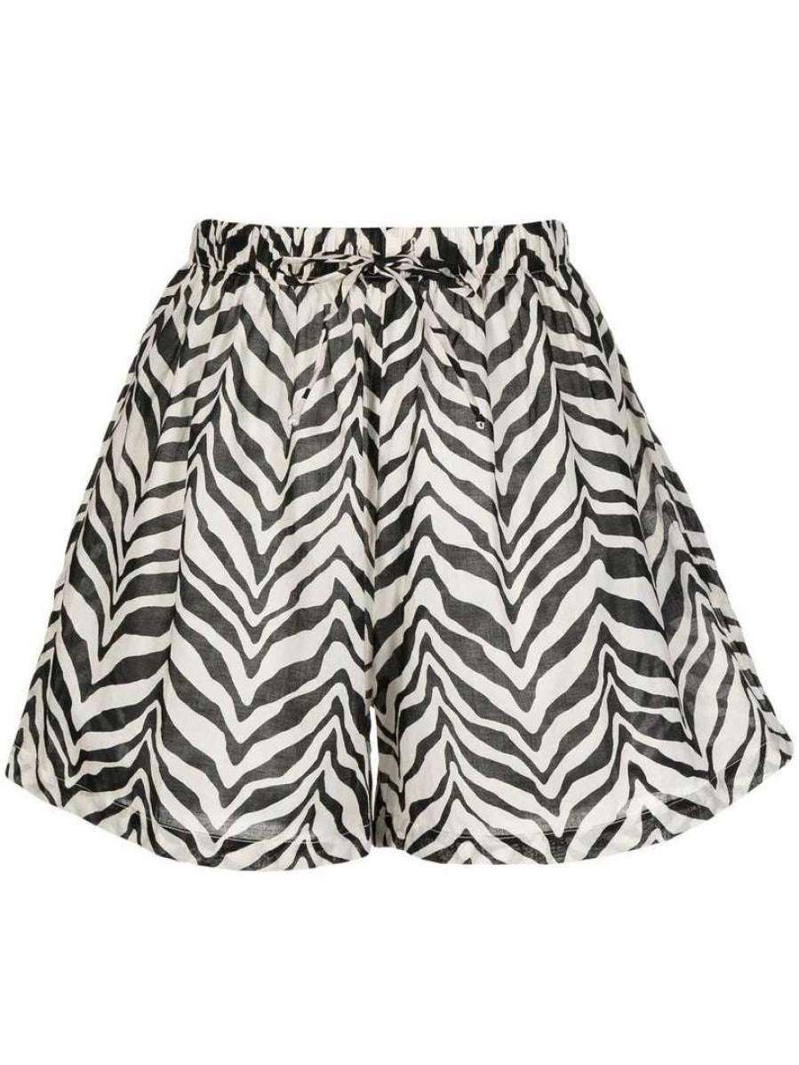 Clothing * | Faithfull The Brand 'Sereno' Zebra Shorts