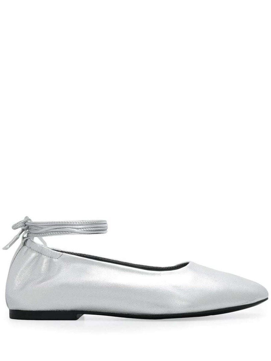 Shoes * | Dorateymur 'Ballerina Pumps' Shoes Silver