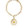 Accessories * | Wilhelmina Garcia 'White Daisy Charm Bracelet'