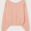 Clothing * | American Vintage Baby Pink 'Omobay' Sweater Clothing