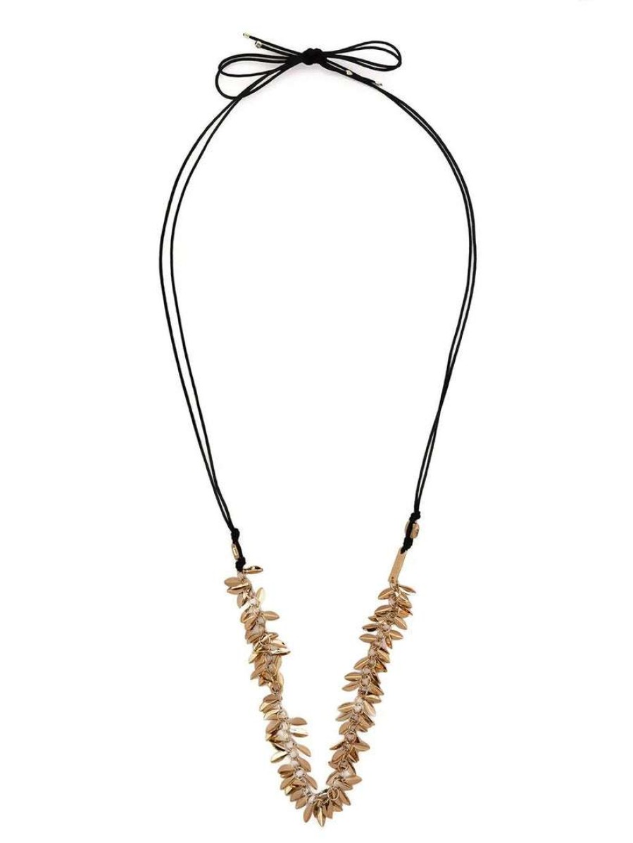 Accessories * | Isabel Marant 'Shiny Leaf Necklace' Accessories