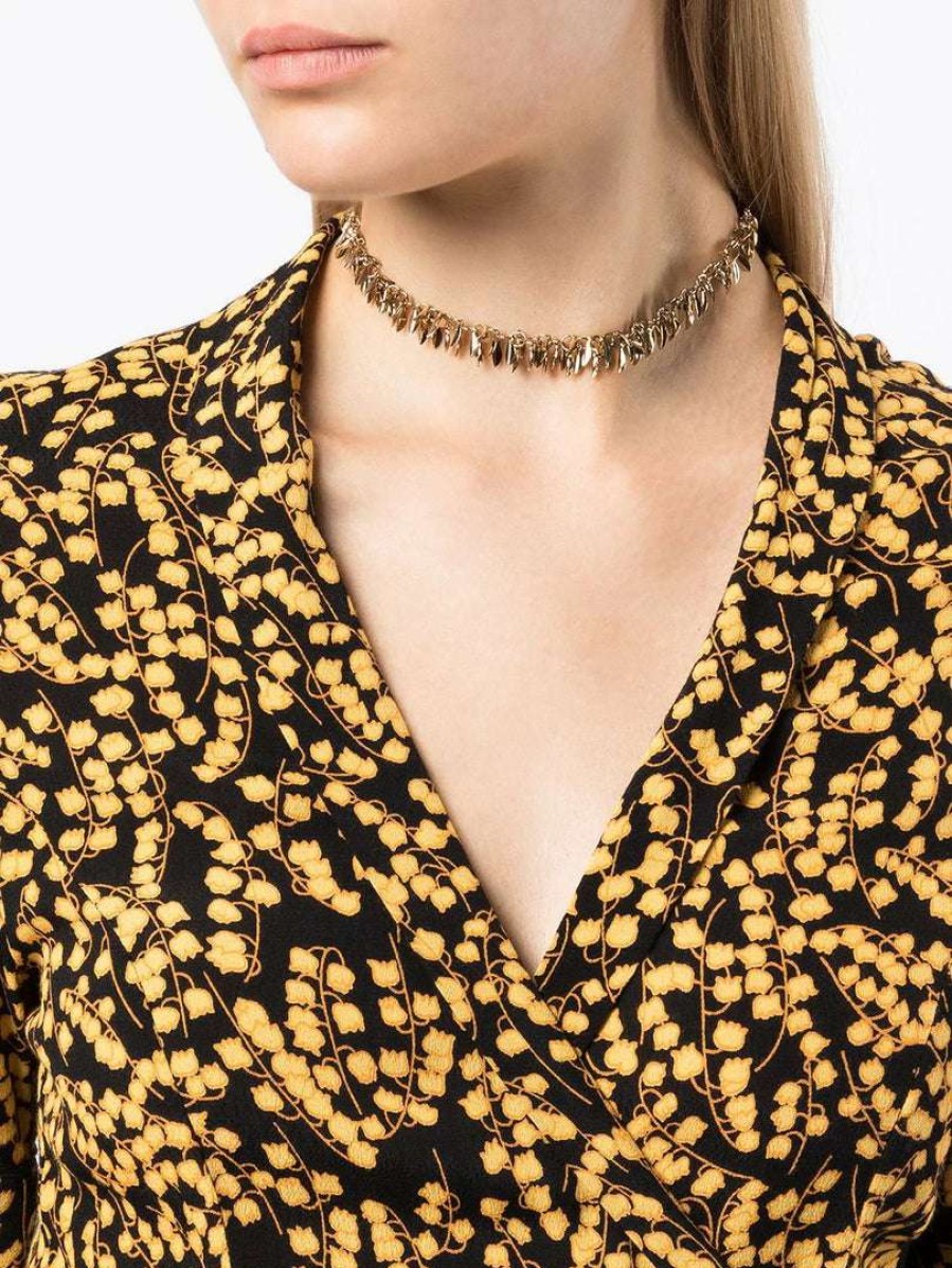 Accessories * | Isabel Marant 'Shiny Leaf Necklace' Accessories