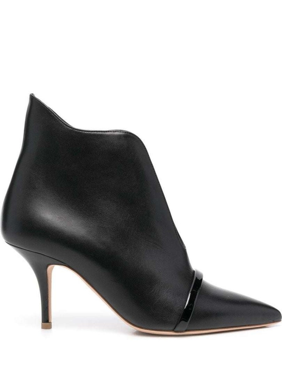 Shoes * | Malone Souliers Black 'Cora' Stiletto Heel Boots New In