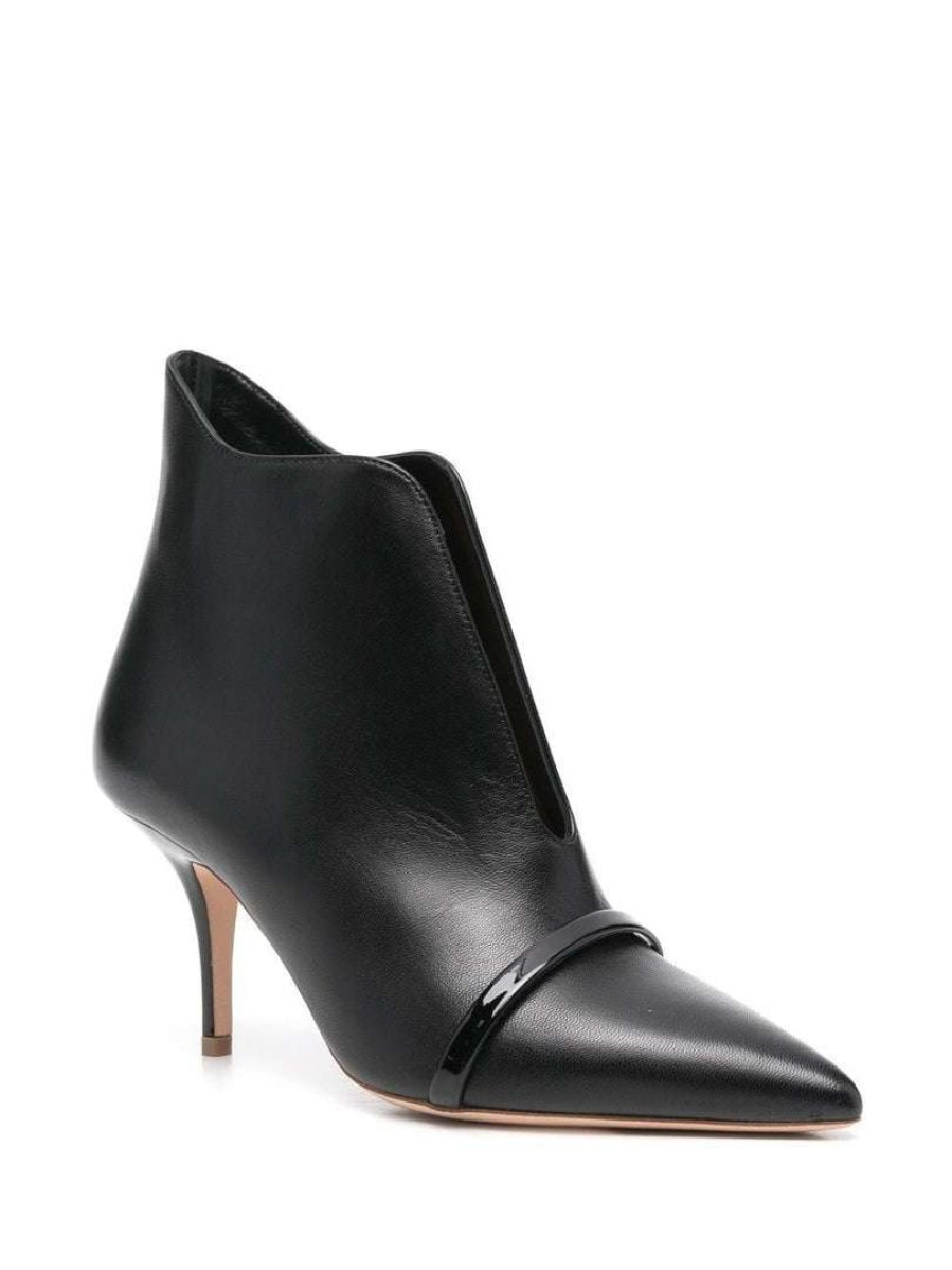 Shoes * | Malone Souliers Black 'Cora' Stiletto Heel Boots New In