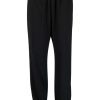 Clothing * | Moncler 'Black Drawstring Trousers'