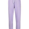 Clothing * | Moncler Purple And Beige 'Contrasting Trim Tracksuit Bottoms'