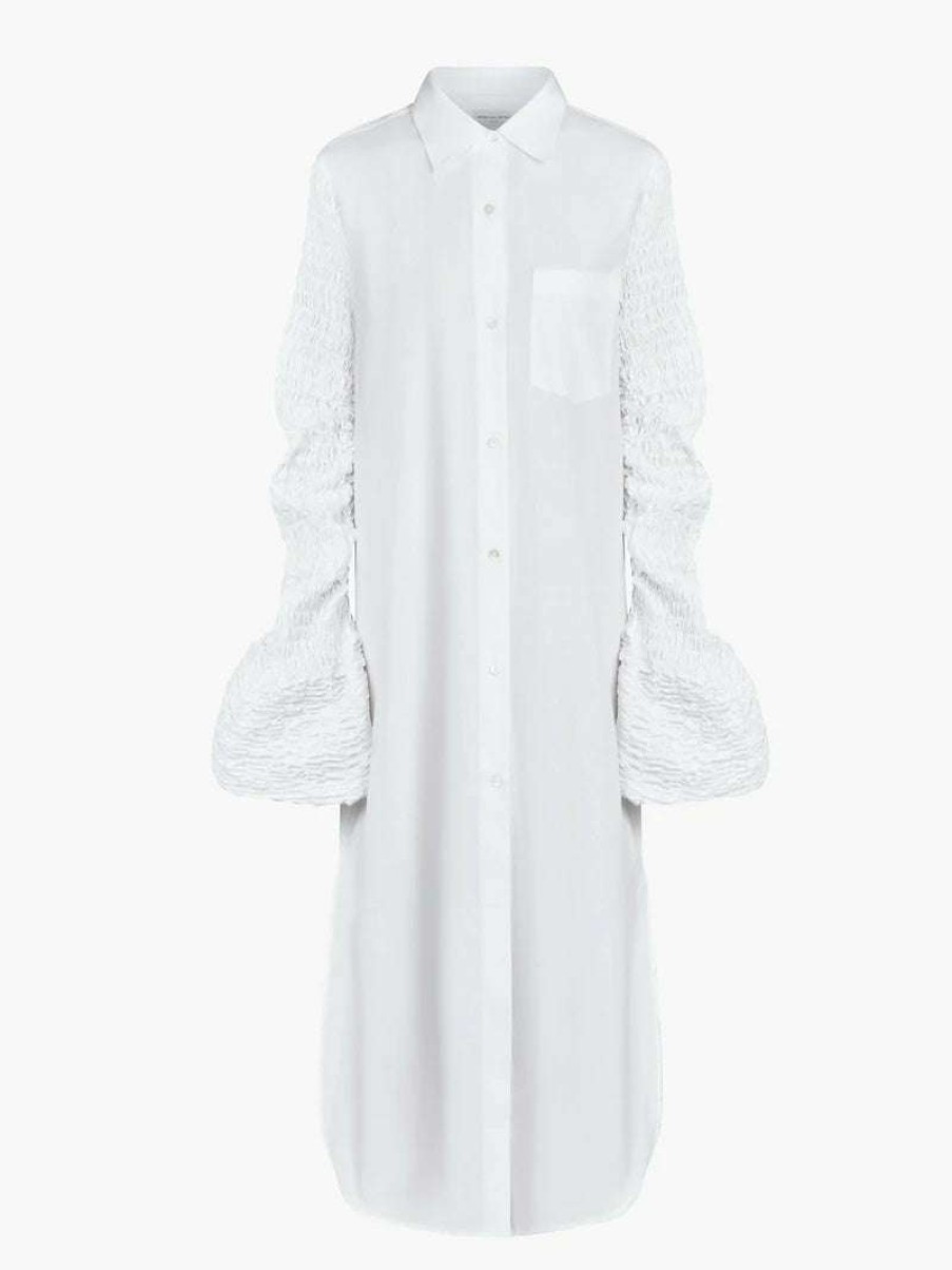 Clothing * | Dries Van Noten 'Dayla' Draped Smock Sleeve Shirt Dress Clothing